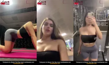 Videoda Üvey Kardelen Toprak Spor Salonunda Gizli Çekim