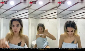 Gamze Simal’ın çamaşırhanede göğüslerini yıkamasına rağmen çıplaklığı ortaya çıkıyor